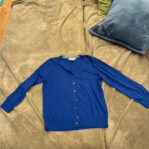 Banana Republic Blue Cardigan Sweater